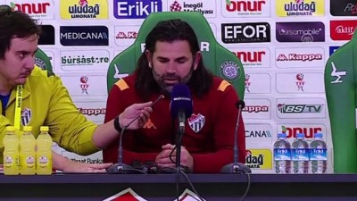 bulduk - Bursaspor-Hatayspor maçının ardından - İbrahim Üzülmez - BURSA Videosu