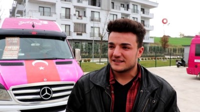kanserle mucadele -  Minibüsüne kanserle mücadelesiyle tanınan Neslican'ın sözünü yazdı, vatandaştan övgüler topladı Videosu