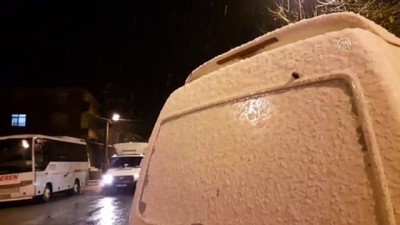 Silivri'de kar yağışı başladı - İSTANBUL