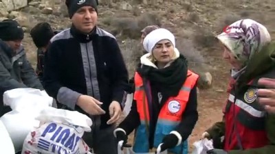 sosyal sorumluluk -  Sivas'ta yaban hayatı unutulmadı  Videosu