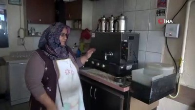 cesar -  Kocasına yardım için geldiği sanayide 10 yıldır çay ocağı işletiyor  Videosu