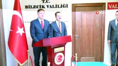 hizli tren -  Kamu Başdenetçisi Şeref Malkoç Bilecik'te  Videosu