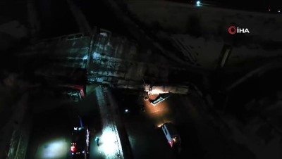 gesi -  - Rusya'da otoyol köprüsü çöktü  Videosu