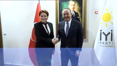 tezkere -  Bakan Çavuşoğlu, İYİ Parti Genel Merkezine geldi  Videosu