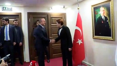 tezkere -  Bakan Çavuşoğlu, İYİ Parti Genel Merkezine geldi  Videosu