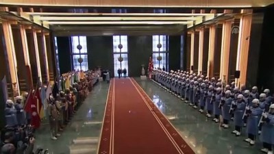 Cumhurbaşkanı Erdoğan, Moldova Cumhurbaşkanı Dodon'u resmi törenle karşıladı (2) - ANKARA