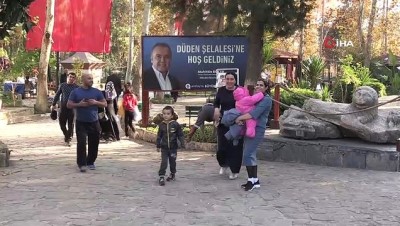 milat -  Düden şelalesi içerisindeki tarihi eserler kayıt altına alındı  Videosu