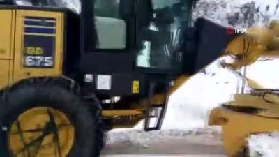 etiler -  Kardan kapanan köy yolları ulaşıma açıldı Videosu
