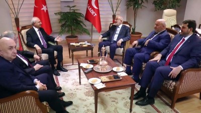 Kılıçdaroğlu, Saadet Partisi'ni ve İYİ Parti'yi ziyaret etti - ANKARA