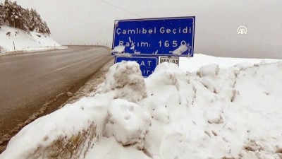 Tokat'ta kar yağışı 