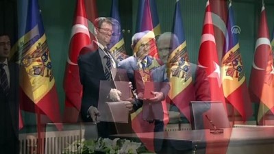Türkiye ve Moldova arasında müzakere edilen anlaşmaların imza töreni - ANKARA