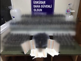 sahte icki operasyonu -  Yılbaşı öncesi İstanbul’da sahte içki operasyonu  Videosu