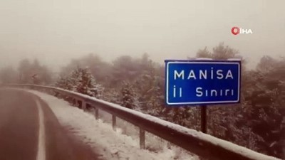 karayollari -  Manisa’ya mevsimin ilk karı düştü Videosu