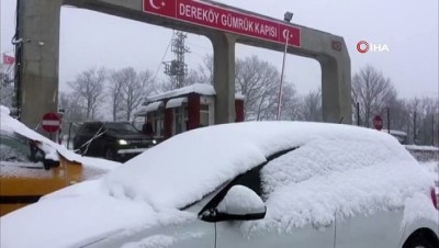 gesi -  Trakya'da kar kalınlığı 10 santimetreyi buldu Videosu