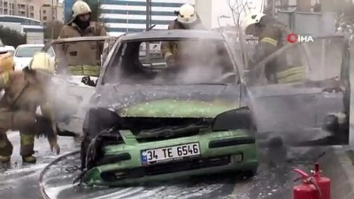yangin tupu -  Zeytinburnu’nda seyir halindeki otomobil alev alev böyle yandı  Videosu