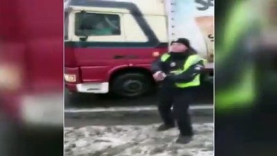  - Ukrayna polisi Türk tır şoförüne silah çekti 