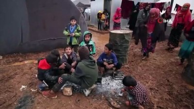 multeci kampi -  - İdlib’te mülteci kampı sular altında  Videosu