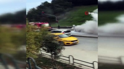 belediye soforu -  Beyoğlu’nda korku dolu anlar... LPG yüklü araç alev alev yandı Videosu
