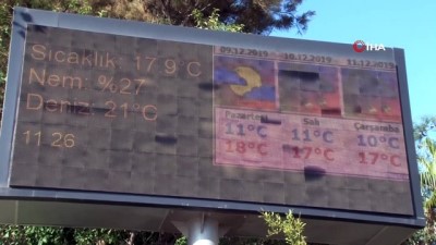hava sicakligi -  - Antalyalılar denizde ısınıyor  Videosu