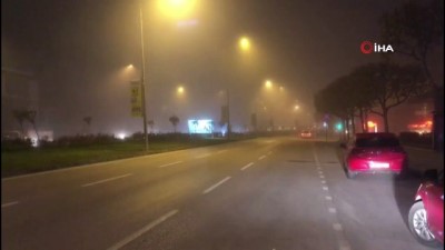  Bursa'da yoğun sis etkili oldu