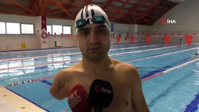 paralimpik olimpiyatlar - Engelli sporcu azmiyle milli takıma kulaç attı  Videosu