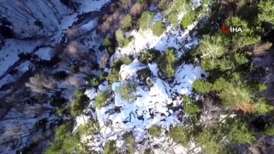 gesi -  Uludağ'da kaybolan dağcılar için drone ile arama yapıldı Videosu
