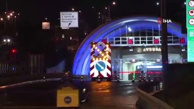 guzergah -  Avrasya Tüneli trafiğe kapatıldı  Videosu