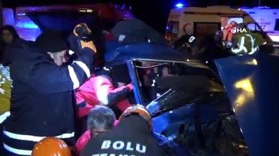  Bolu’da feci kaza: 9 yaralı