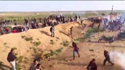 insani kriz - Gazze'deki 'Büyük Dönüş Yürüyüşü' gösterileri 45. cumasında (2) - HAN YUNUS Videosu