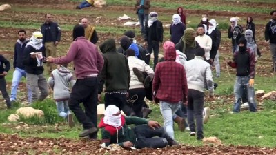 goz yasartici gaz - İsrail güçleri Batı Şeria'da 17 Filistinliyi yaraladı (1) - RAMALLAH Videosu