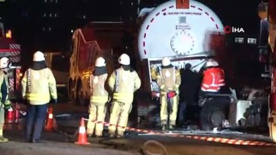  Kontrolden çıkan hafriyat kamyonu gaz tankerine çarptı: 1 ölü