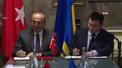 imza toreni -  - Türkiye ve Ukrayna Dışişleri Bakanlığı arasında anlaşma Videosu