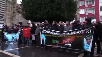 giyabi cenaze namazi - Çin'e Doğu Türkistan protestosu - ADANA  Videosu