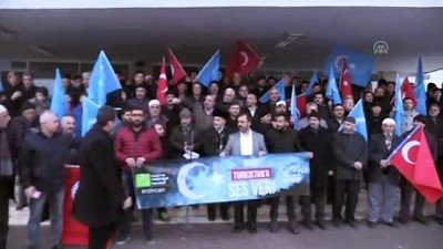 Çin'e Doğu Türkistan protestosu - ERZİNCAN 