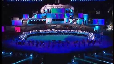 olimpiyat atesi - EYOF 2019 görkemli bir törenle başladı (2) - SARAYBOSNA Videosu