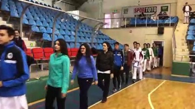 ay yildiz - 'Gençler Okullararası Karete Müsabakaları' - EDİRNE  Videosu