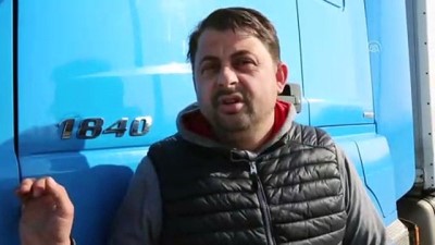 sinir kapisi - Kapıkule'de yaklaşık 14 kilometrelik tır kuyruğu oluştu - EDİRNE  Videosu