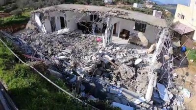 kordon - İsrail güçleri Batı Şeria'da Filistinli ailenin evini yıktı - BEYTÜLLAHİM  Videosu