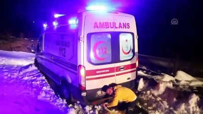 kurtarma operasyonu - Mahsur kalan hastayı kurtarma operasyonu - SİVAS  Videosu