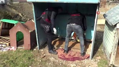 kan grubu -  Türk Chopper Motosiklet Grubu üyeleri sokak hayvanları için yem ve mama bıraktı Videosu
