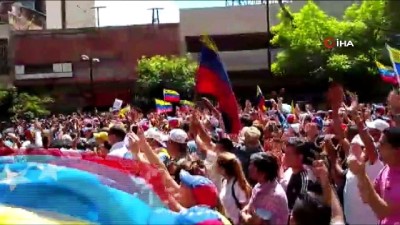 muhalifler -  - Venezuela’da Maduro ve Guadio destekçileri meydanlarda Videosu