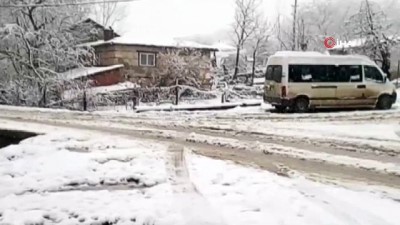 kar kalinligi -  Çanakkale'de kar yağışı Videosu