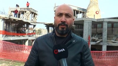  Kapadokya’da ki otel inşaatı durduruldu 