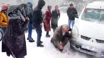 siddetli tipi -  - Kazdağları’nda kar esareti devam ediyor Videosu