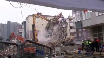 hantepe -  Yunus Apartmanı’nda yıkım çalışmaları dördüncü gününde  Videosu