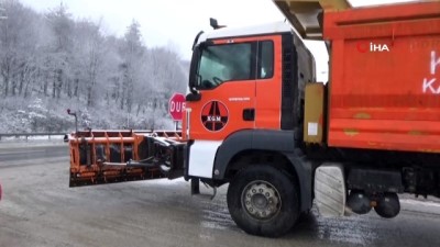 karayollari -  Bolu Dağı’nda kar yağışı başladı  Videosu