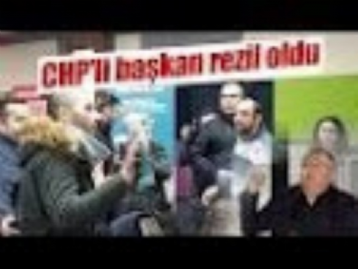 CHP'li başkan rezil oldu
