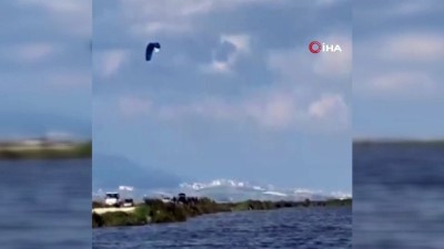 amator kamera -  Göle dönen Amik Ovası’nda surf yaptılar  Videosu