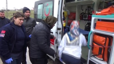  Halk otobüsü ile kamyon çarpıştı: 5 yaralı 
