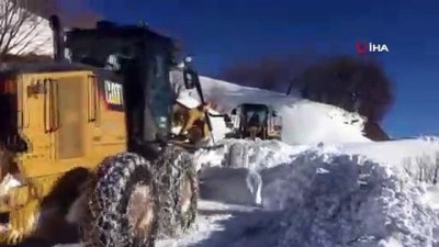  Siirt’te kar nedeniyle kapanan 25 köy yolu için çalışma başlatıldı 